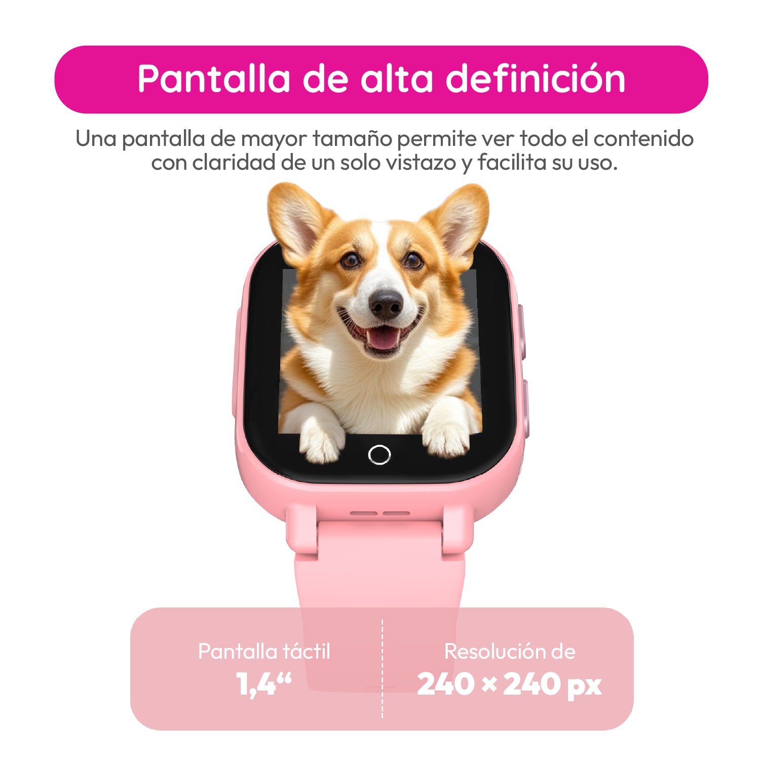 Tikijoy Smartwatch Infantil 4G - Localización GPS y Videollamada - Azul claro