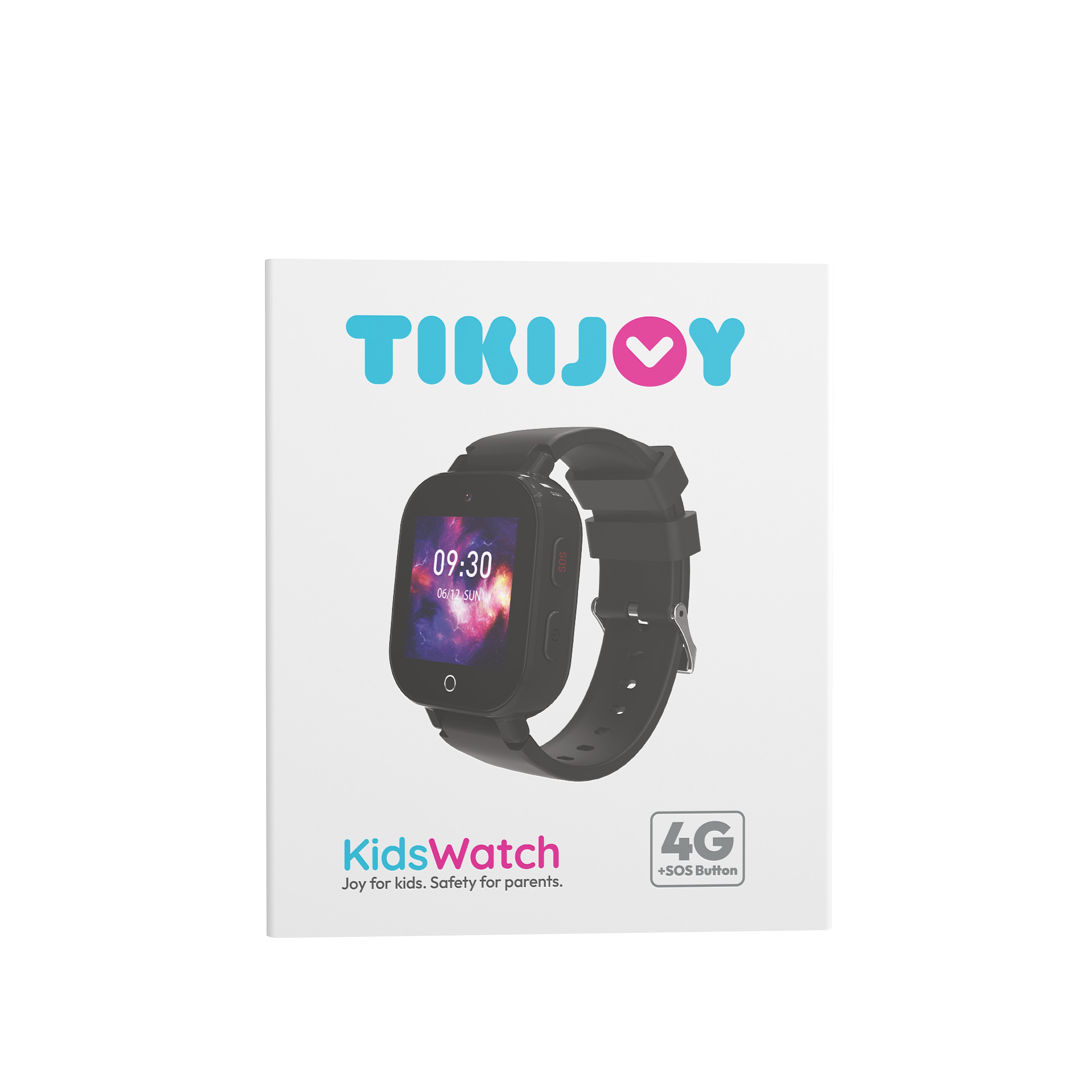 Tikijoy Smartwatch Infantil 4G - Localización GPS y Videollamada - Negro